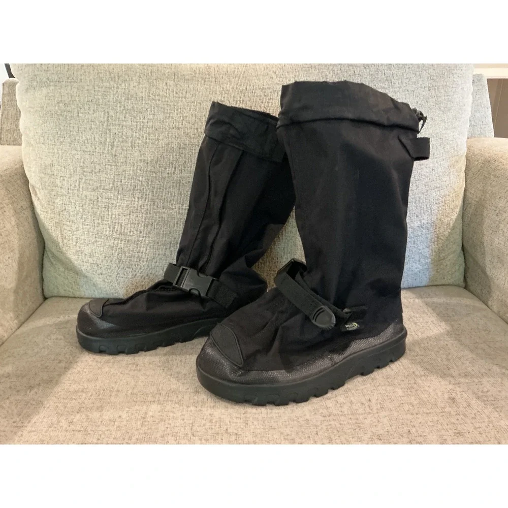 NEOS Overshoe Adventurer Black Waterproof Winter Snow Boots Mens Small